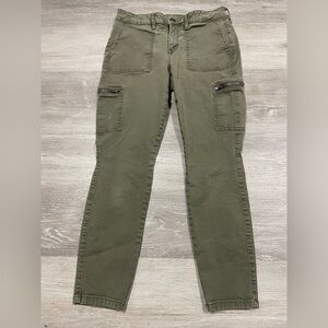 A.N.A. Skinny Ankle Olive Green Cargo Pants Women’s Size 27/4